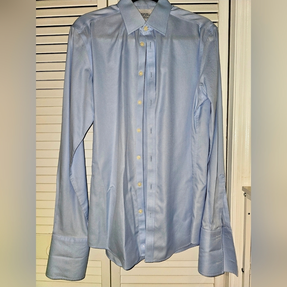 Charles Tyrwhitt Men’s Dress Shirt | Extra Slim Fit | 15.5 / 33 | Jermyn Street